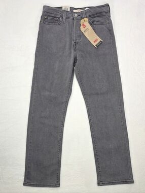 Levi’s Wedgie Straight Jeans Womens 28 Gray High Rise NWT